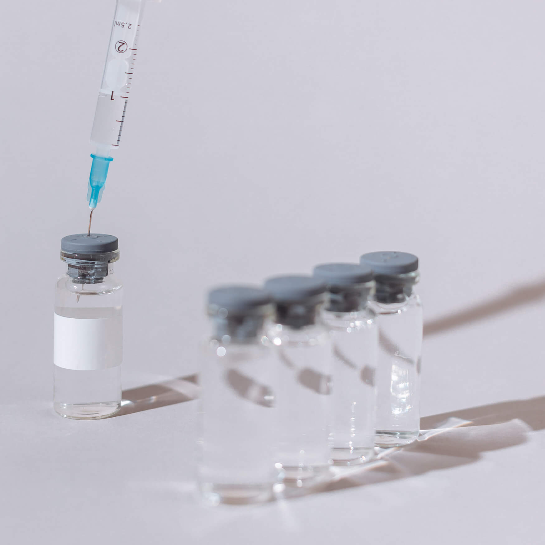 pharmaceutique seringue packaging emballage vaccin test