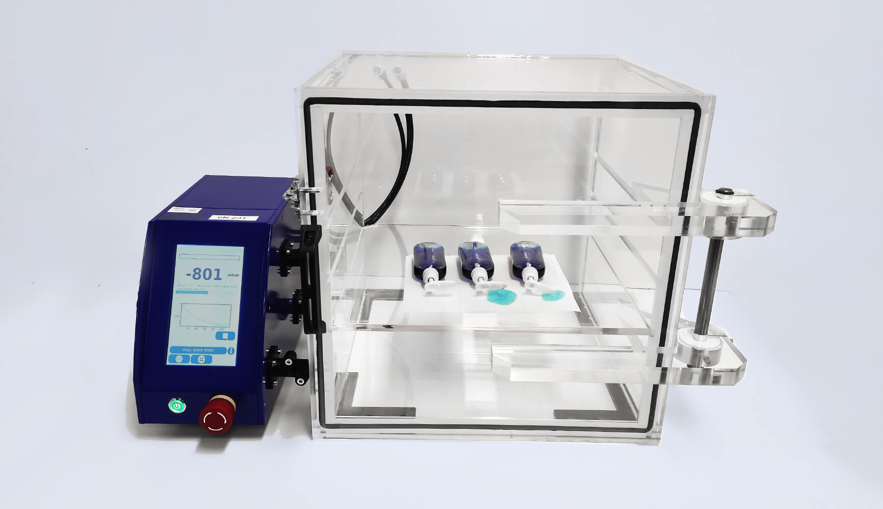 caisson de test d’étanchéité par le vide